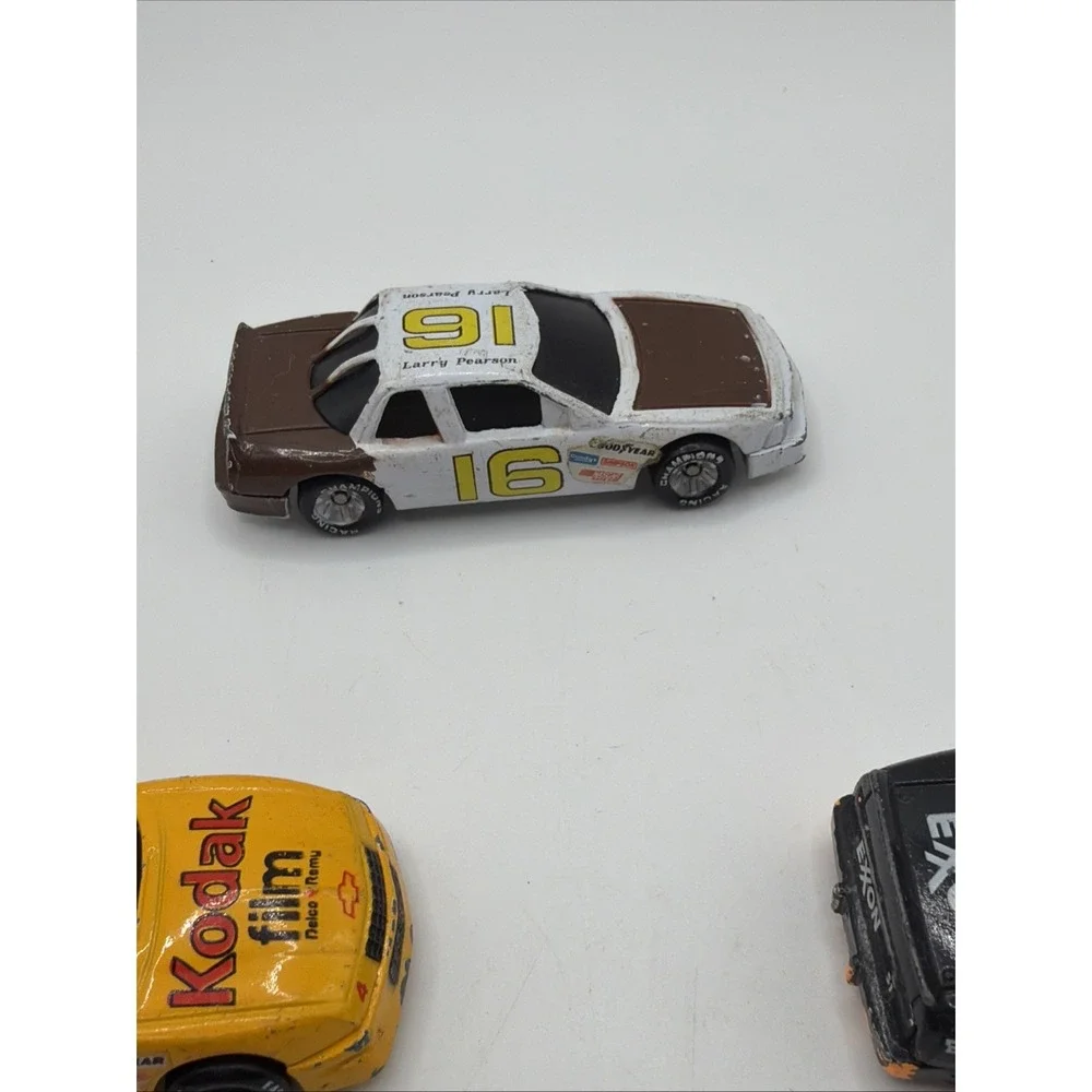 Vintage Diecast Toy Car Lot Kodak Exxon Stock Cars Mixed Vehicles